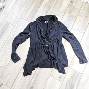 Converse XS Maternity draped cardigan, black